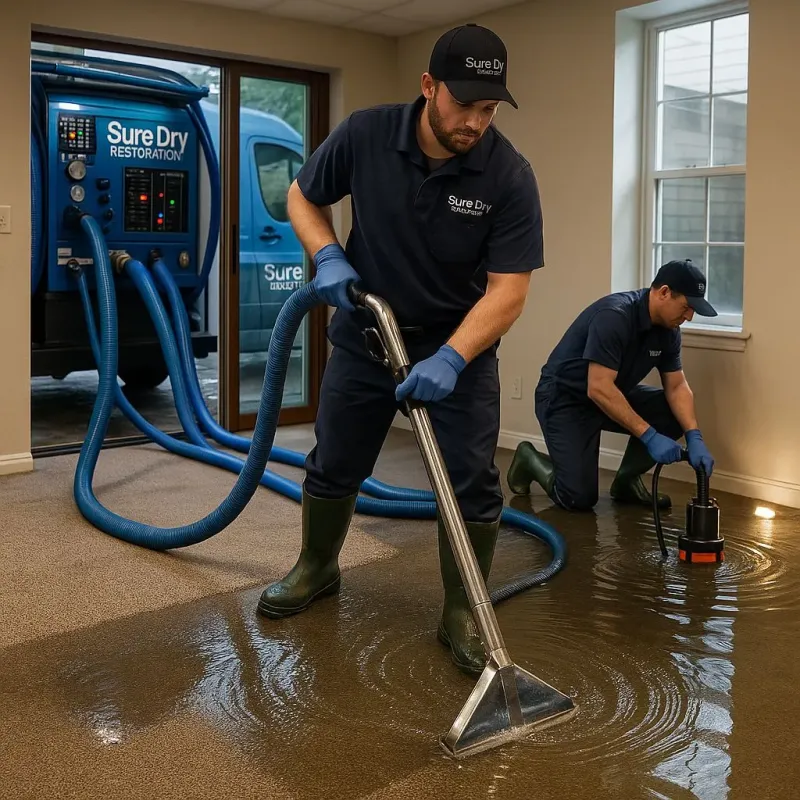 Water Extraction and Removal process in East La Mirada, CA